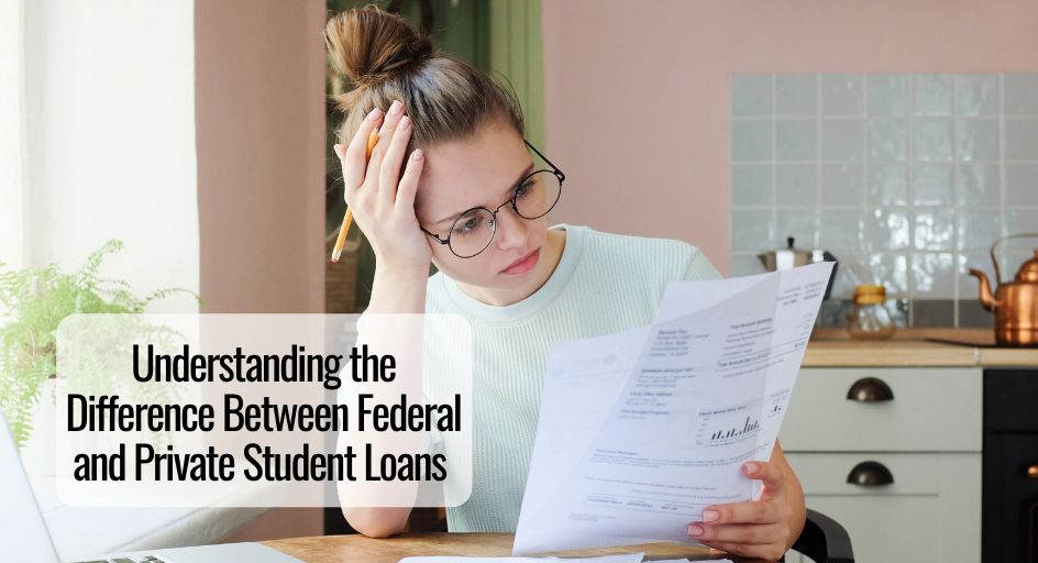 image of female college student confused about student loans